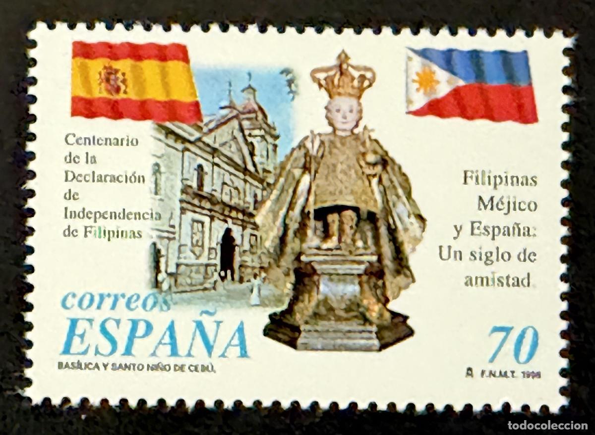 Sellos: Espa&ntilde;a 1998 Mi. 3391 emisi&oacute;n conjunta Santo Ni&ntilde;o Ceb&uacute; Filipinas