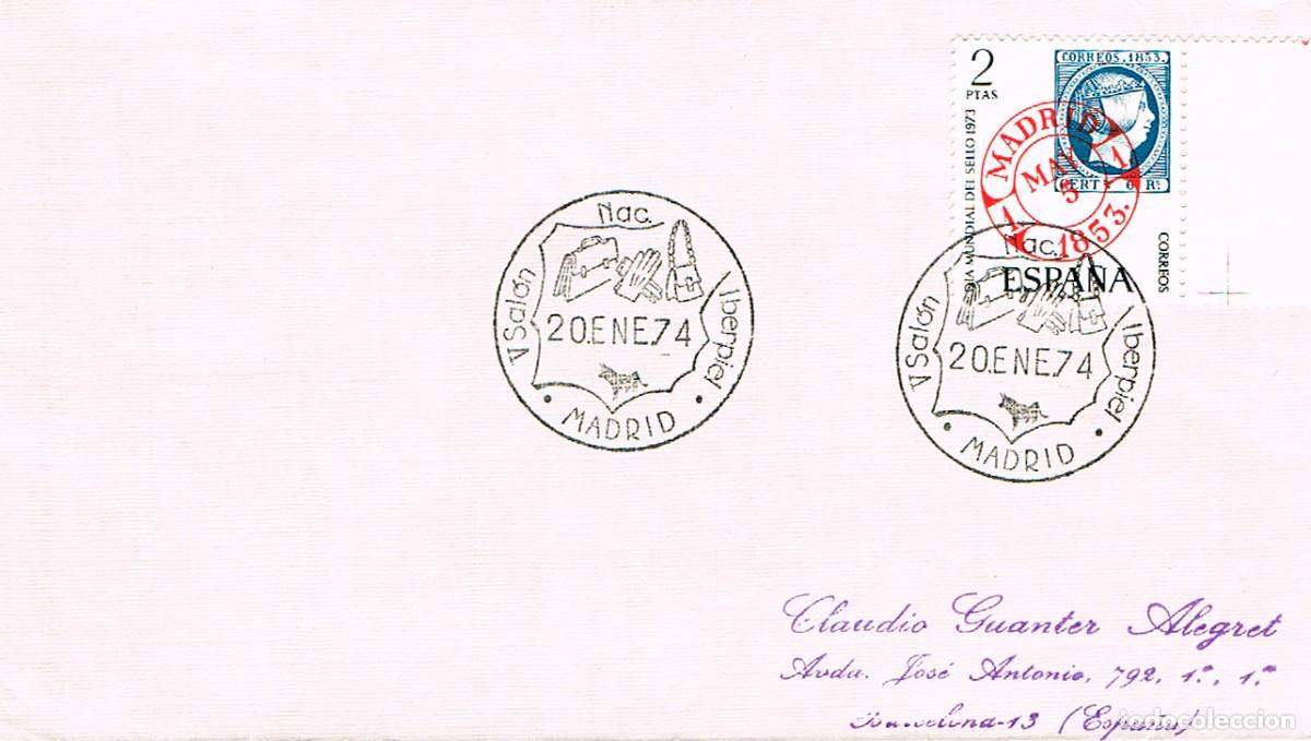 Sellos: A&Ntilde;O 1974, MADRID, Iberpiel, 5&ordm; salon nacional sobre la piel