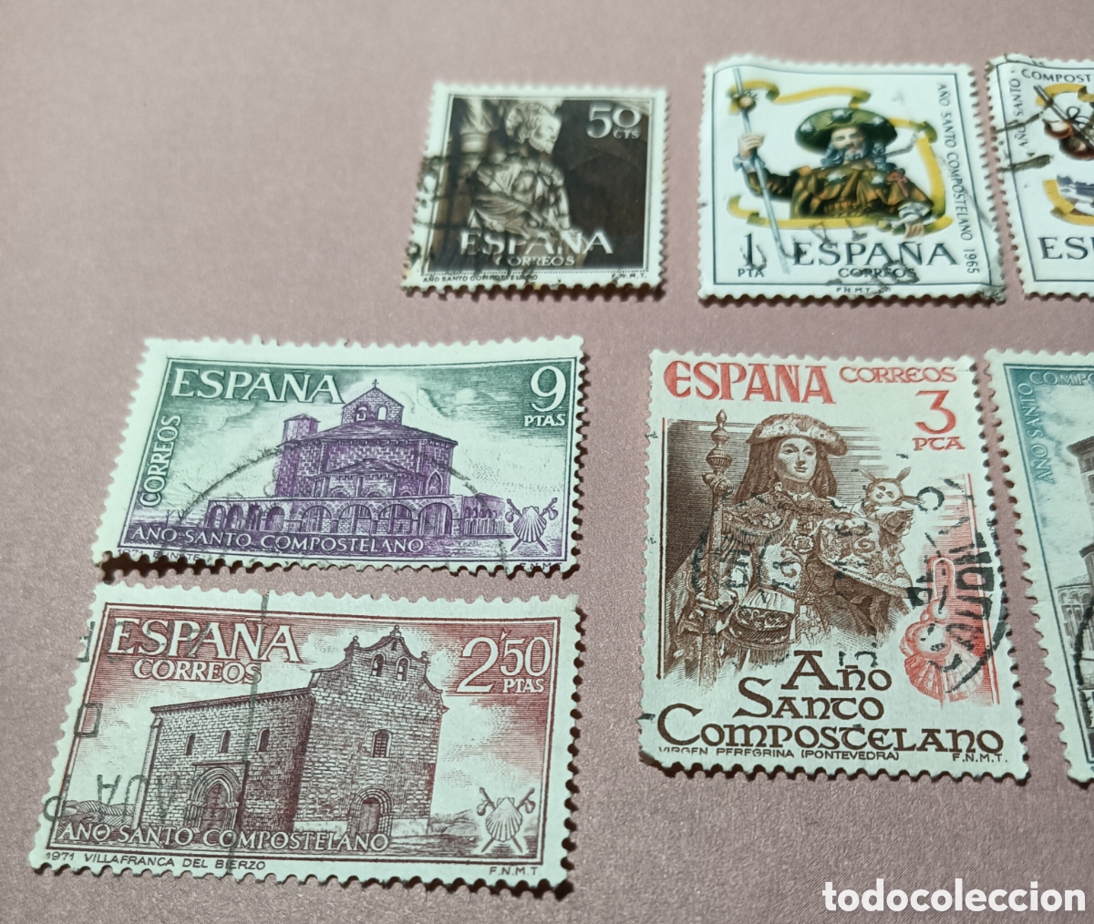 Sellos: Sellos A&ntilde;o Santo Compostelano. - Foto 3