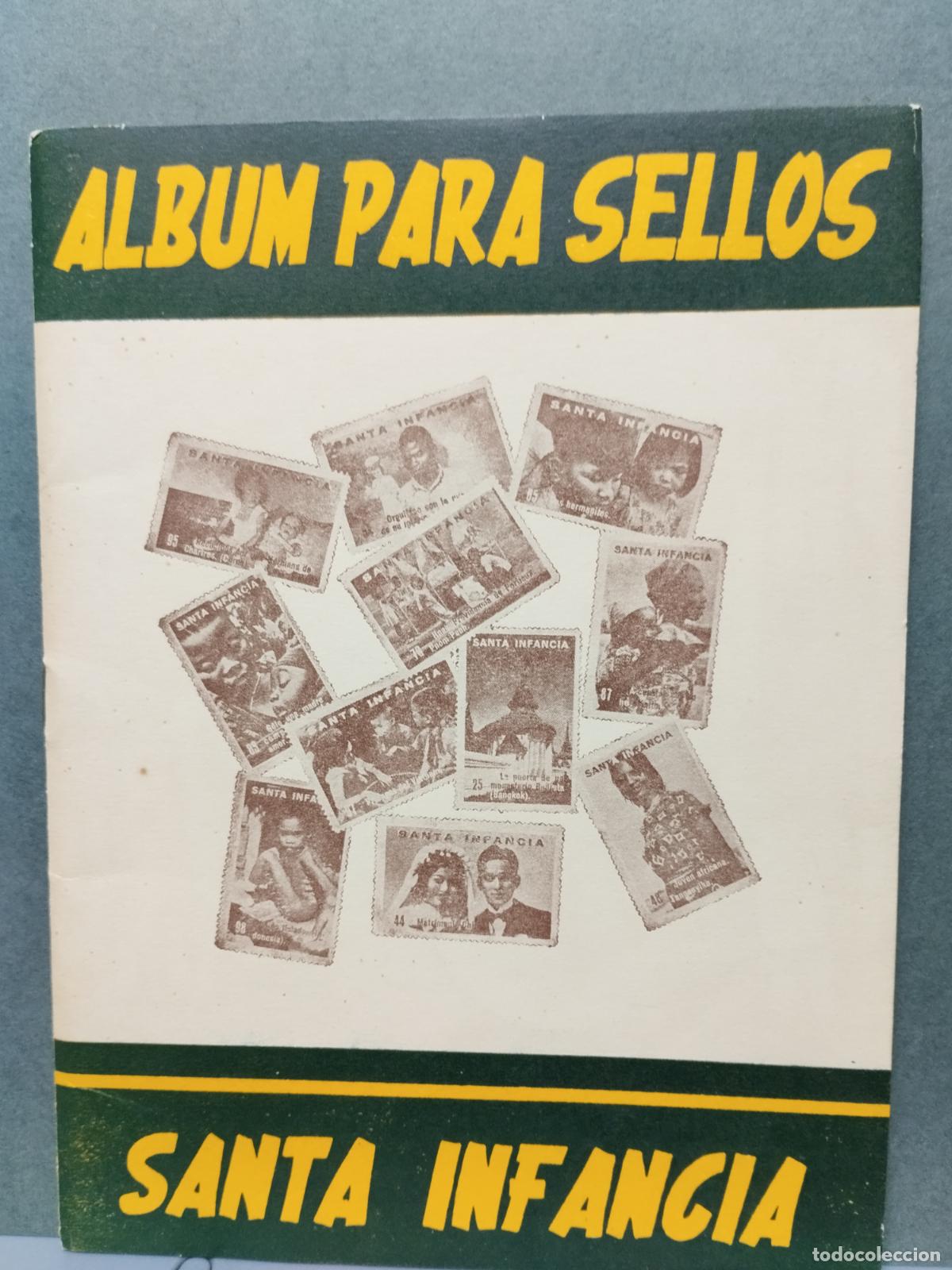 Selos: BZB ALBUM COMPLETO DE SELLOS-VI&Ntilde;ETAS ORGANIZACION MISIONAL PONTIFICIA DE MONDO&Ntilde;EDO. LUGO. 1960. LEER