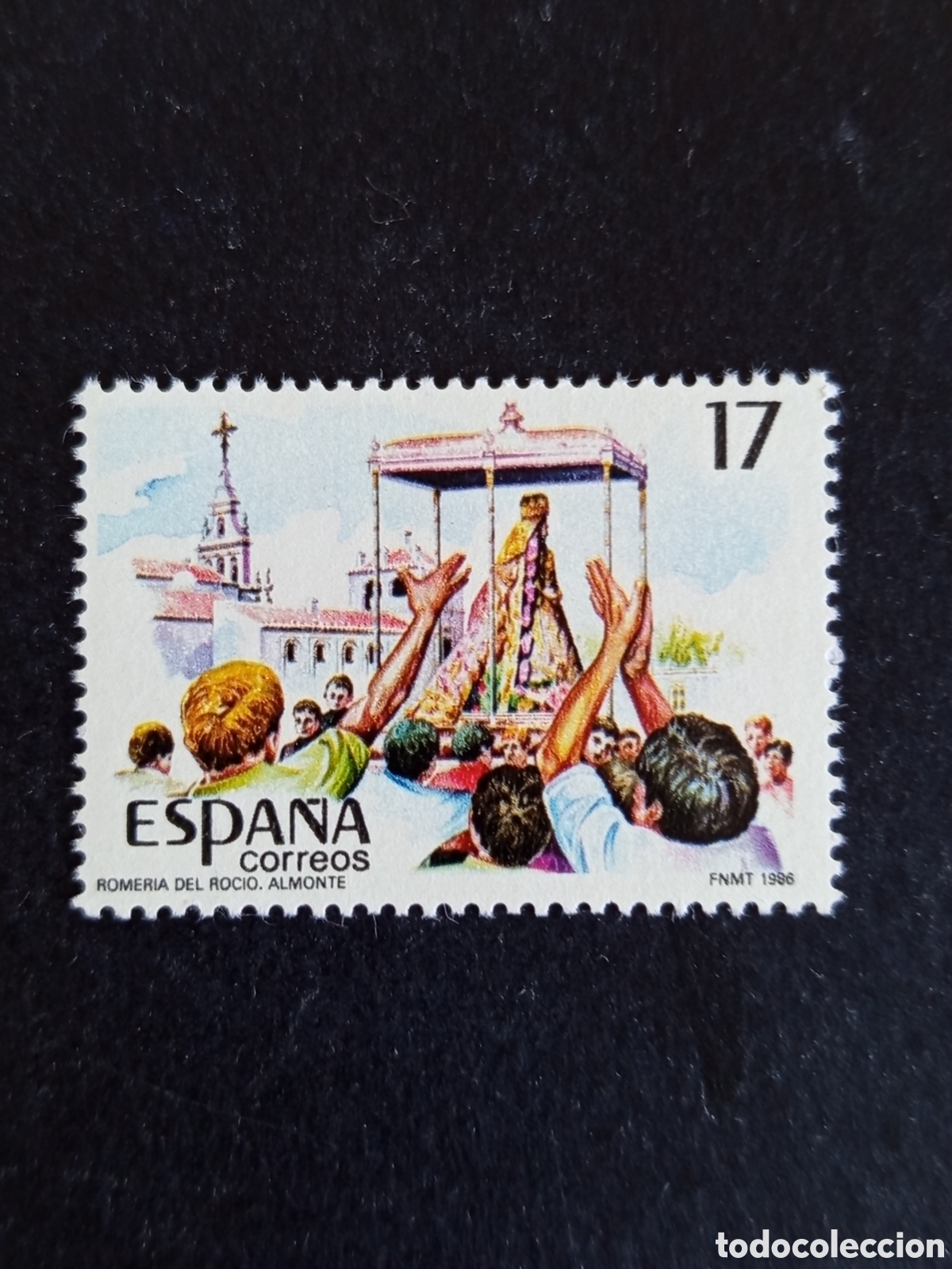 Sellos: Espa&ntilde;a, 1986. Romer&iacute;a del Roc&iacute;o en nuevo. Ed. 2842. Pedido m&iacute;nimo 3 &euro;. Ver fotos.