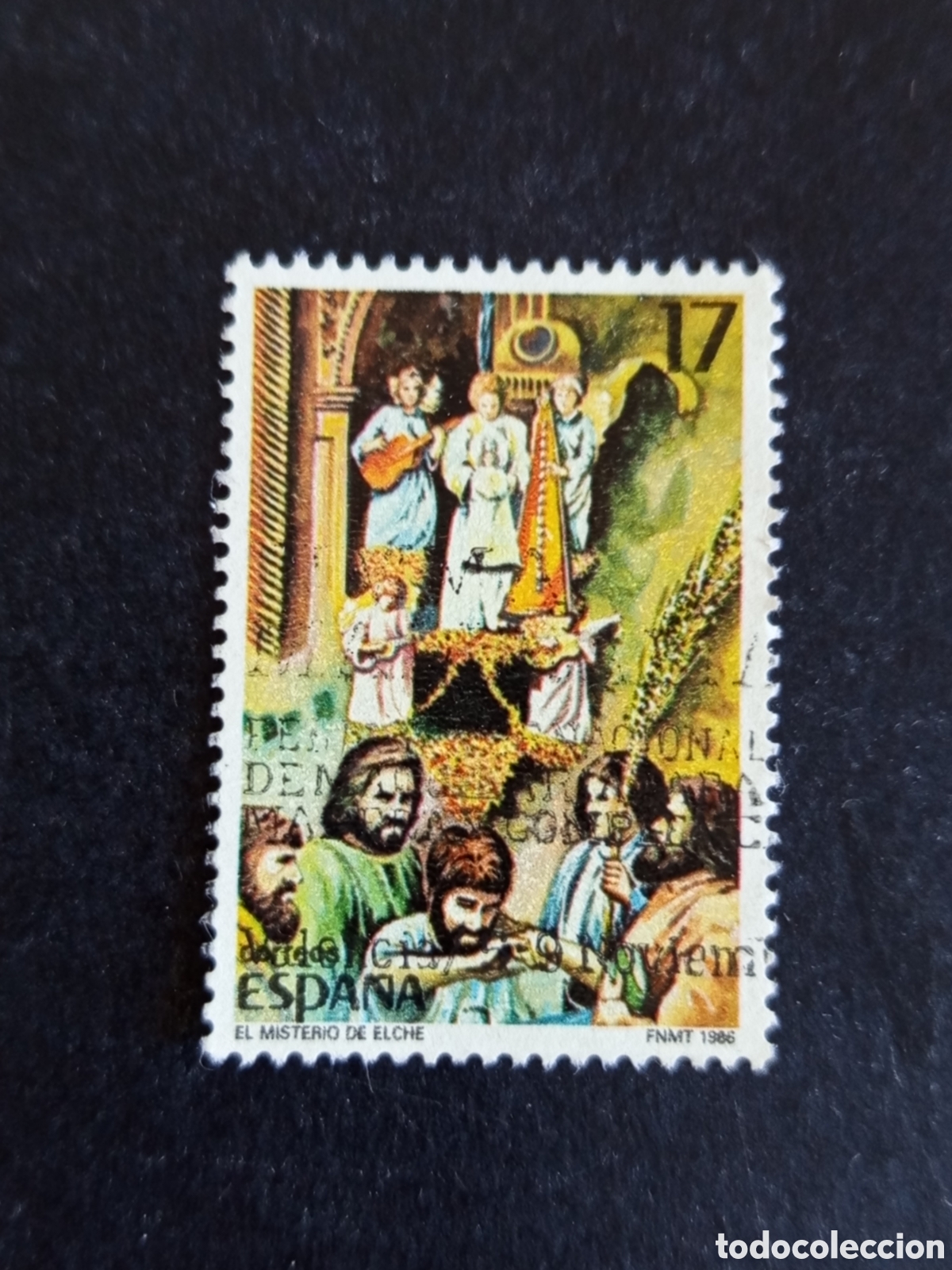 Stamps: Espa&ntilde;a, 1986. Misterio de Elche en usado. Ed. 2843. Pedido m&iacute;nimo 3 &euro;. Ver fotos.