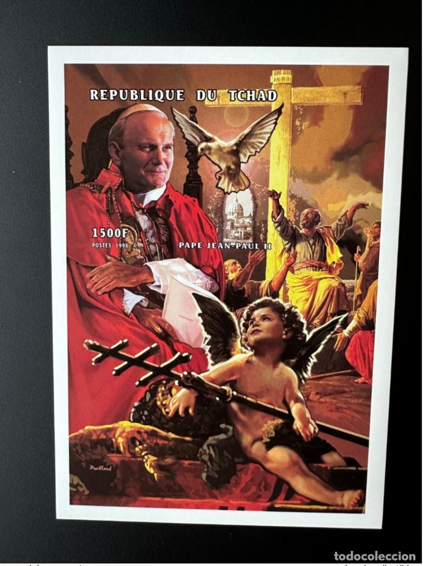 Selos: Chad 1998 Mi. Bl. 287 ND IMPERF M/S Kleinbogen Papa Juan Pablo II