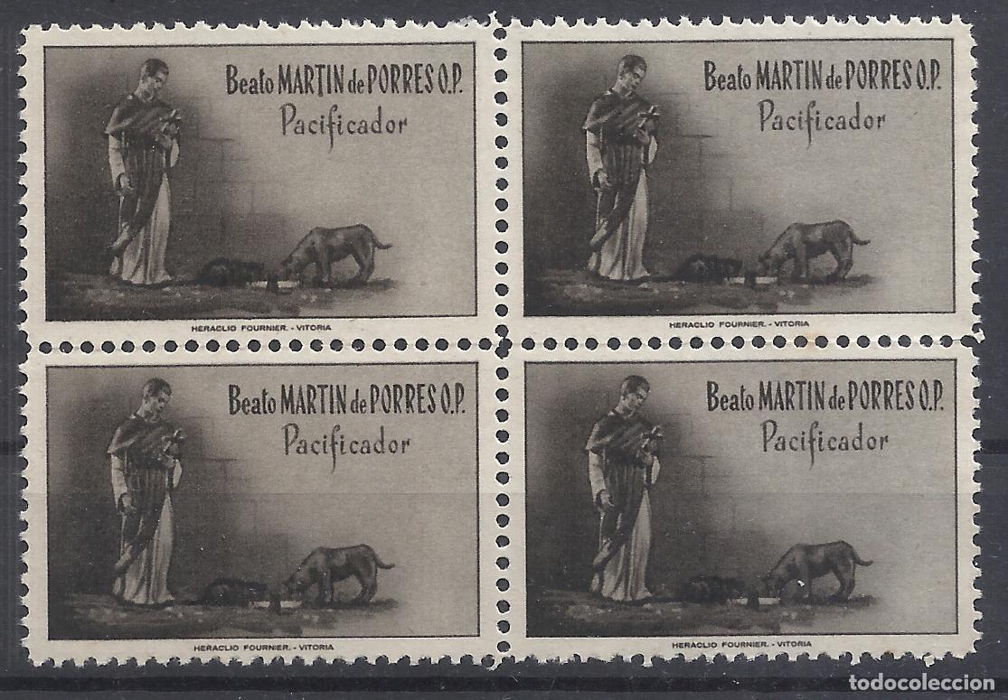 Sellos: BEATO SAN MARTIN DE PORRES PACIFICADOR nuevo** BLOQUE D 4