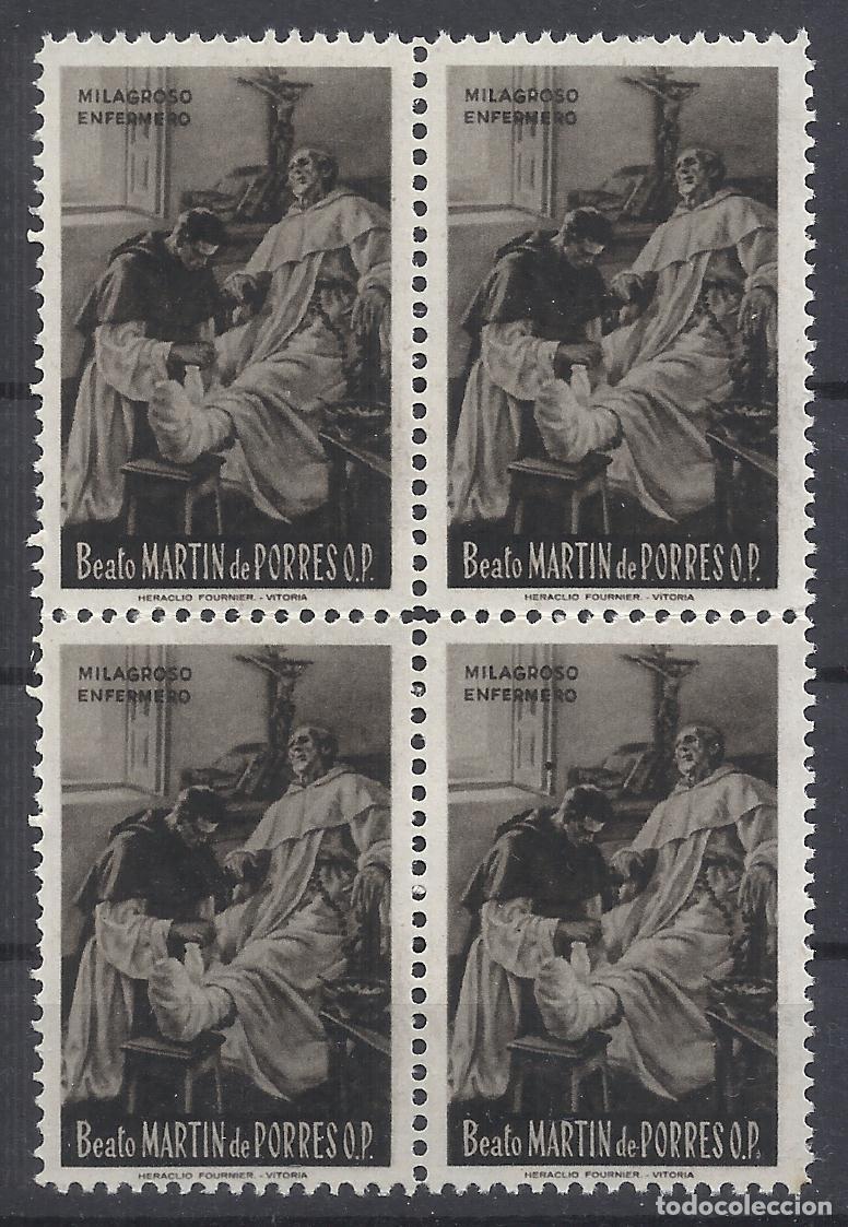 Sellos: BEATO SAN MARTIN DE PORRES MILAGROSO EMFERMERO nuevo** BLOQUE D 4