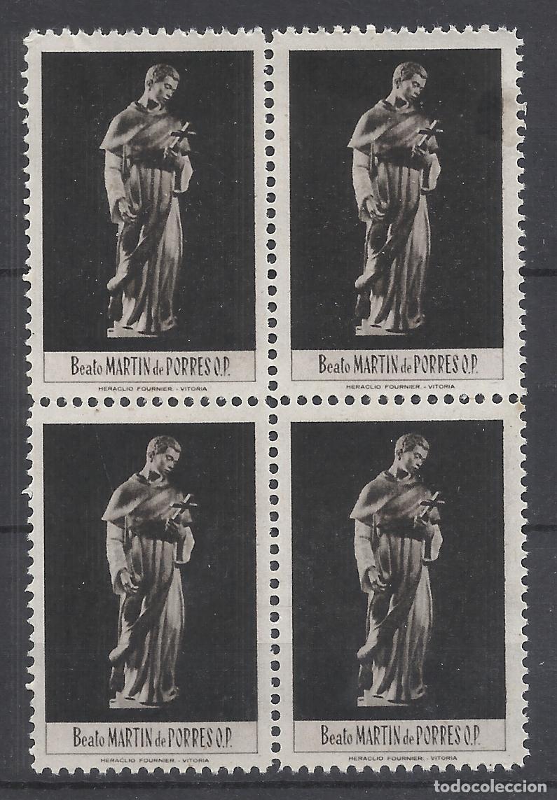 Sellos: BEATO SAN MARTIN DE PORRES FOURNIER VITORIA nuevo** BLOQUE D 4