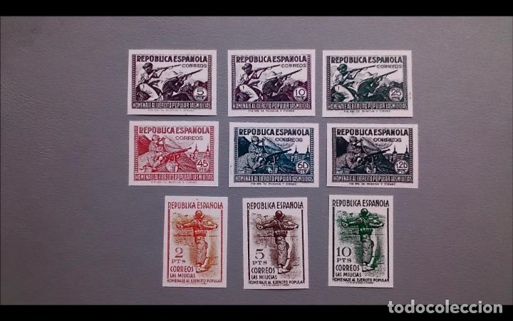 españa - 1938 - ii republica - edifil 792/800 s - Buy Reproductions of  stamps and philately on todocoleccion