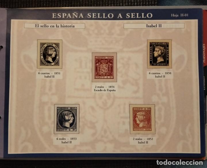 ESPAÑA - SELLO A SELLO HOJA 1- LEER DESCRIPCIÓN (Filatelia - Sellos - Reproducciones)