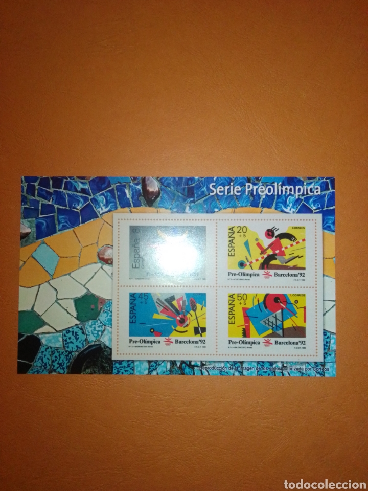Sellos: Facsimil Barcelona 1992 - Foto 1