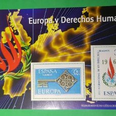 Sellos: ESPAÑA EUROPA Y DEERECHOS HUMANOS 3´50 PTAS. Lote 339370188