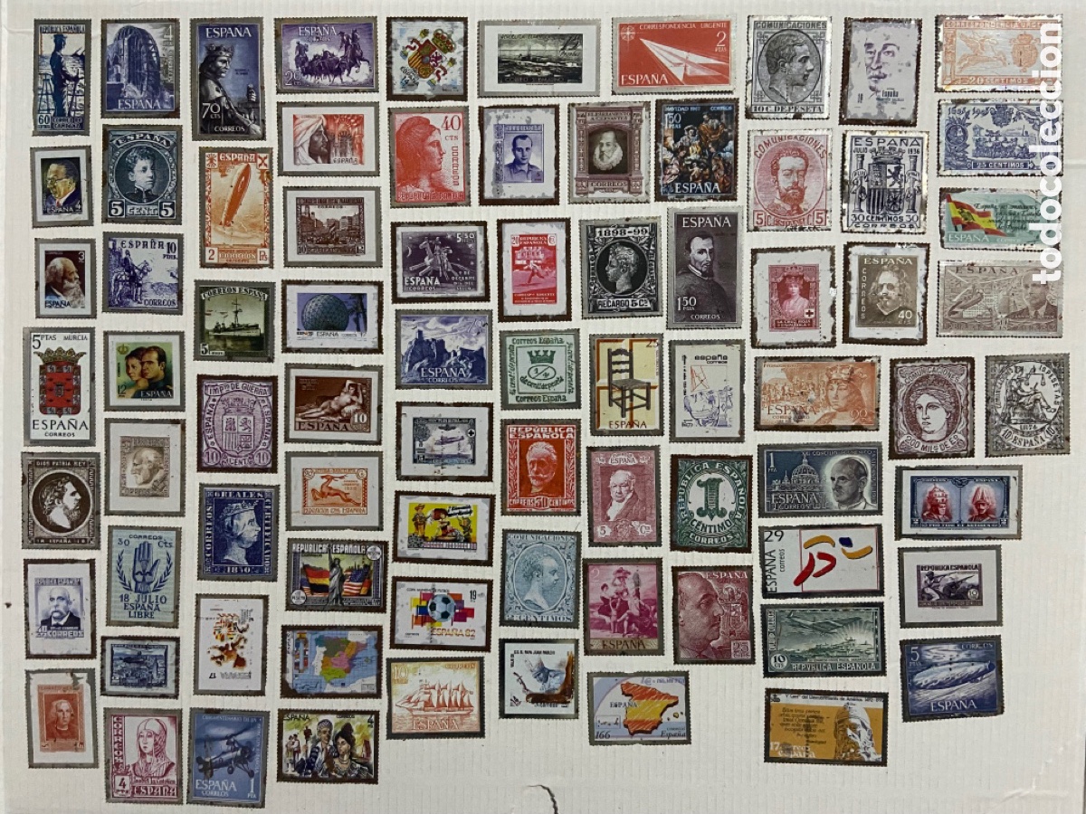Timbres: Colecci&oacute;n de sellos Met&aacute;licos de Espa&ntilde;a