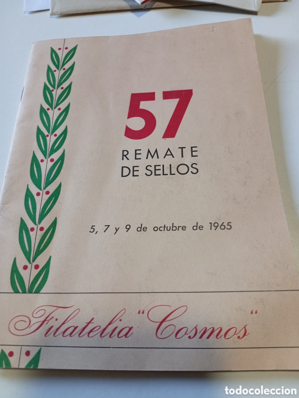 Selos: Cat&aacute;logo sellos Filatelia Cosmos Barcelona 1965