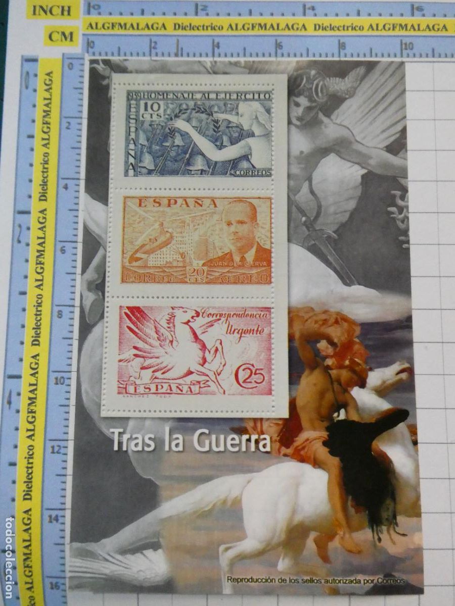 Sellos: HOJA BLOQUE FACS&Iacute;MIL. SERIE LOS SELLOS DEL FRANQUISMO. TRAS LA GUERRA HOMENAJE AL EJERCITO. 79