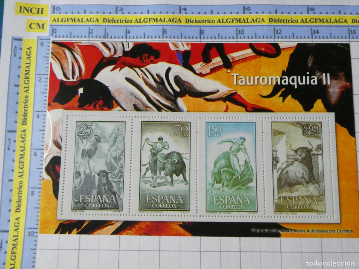 Stamps: HOJA BLOQUE FACS&Iacute;MIL. SERIE LOS SELLOS DEL FRANQUISMO. TAUROMAQUIA TOROS TOREROS. 83