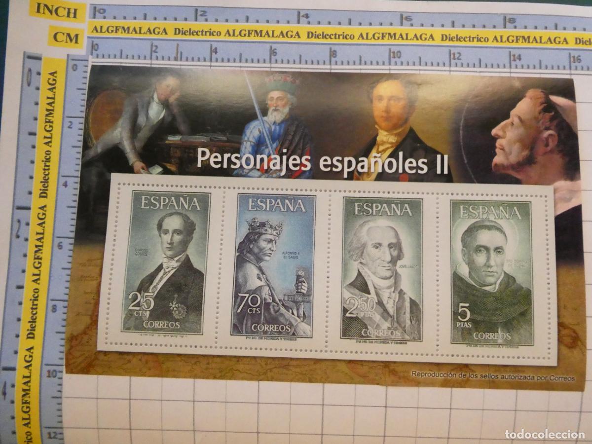 Sellos: HOJA BLOQUE FACS&Iacute;MIL. SERIE LOS SELLOS DEL FRANQUISMO. PERSONAJES ESPA&Ntilde;OLES ALFONSO X SABIO 130