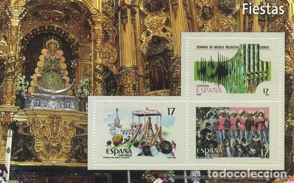 Sellos: REPRODUCCION HOJA BLOQUE DE SELLOS, FIESTAS. SELLO-709