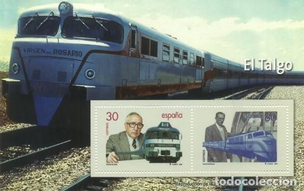 Sellos: REPRODUCCION HOJA BLOQUE DE SELLOS, EL TALGO. SELLO-722