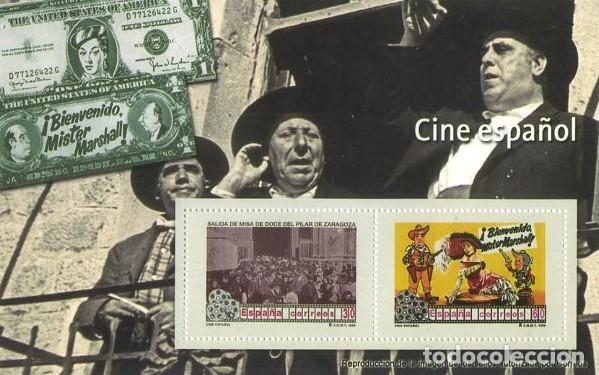 Sellos: REPRODUCCION HOJA BLOQUE DE SELLOS, CINE ESPA&Ntilde;OL. SELLO-724