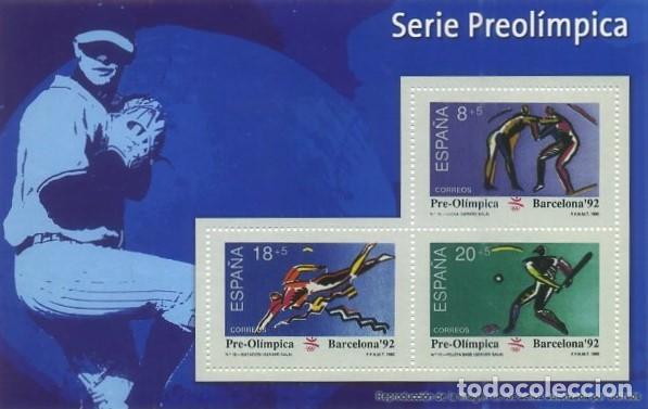 Stamps: REPRODUCCION HOJA BLOQUE DE SELLOS, SERIE PREOLIMPICA. SELLO-728
