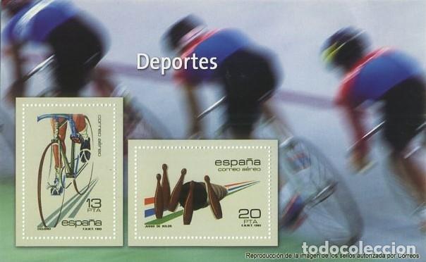 Sellos: REPRODUCCION HOJA BLOQUE DE SELLOS, DEPORTES. SELLO-741