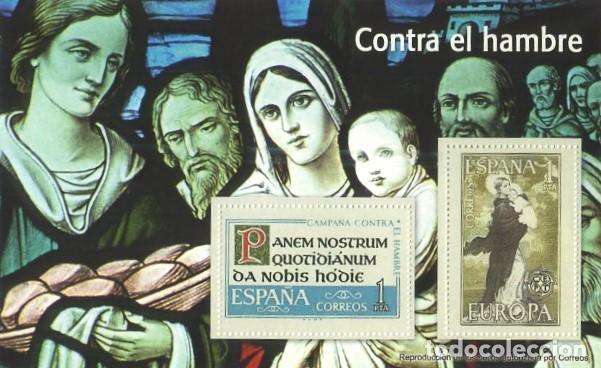 Stamps: REPRODUCCION HOJA BLOQUE DE SELLOS, CONTRA EL HAMBRE. SELLO-749