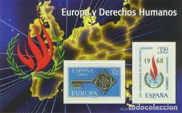 Stamps: REPRODUCCION HOJA BLOQUE DE SELLOS, EUROPA Y DERECHOS HUMANOS. SELLO-750
