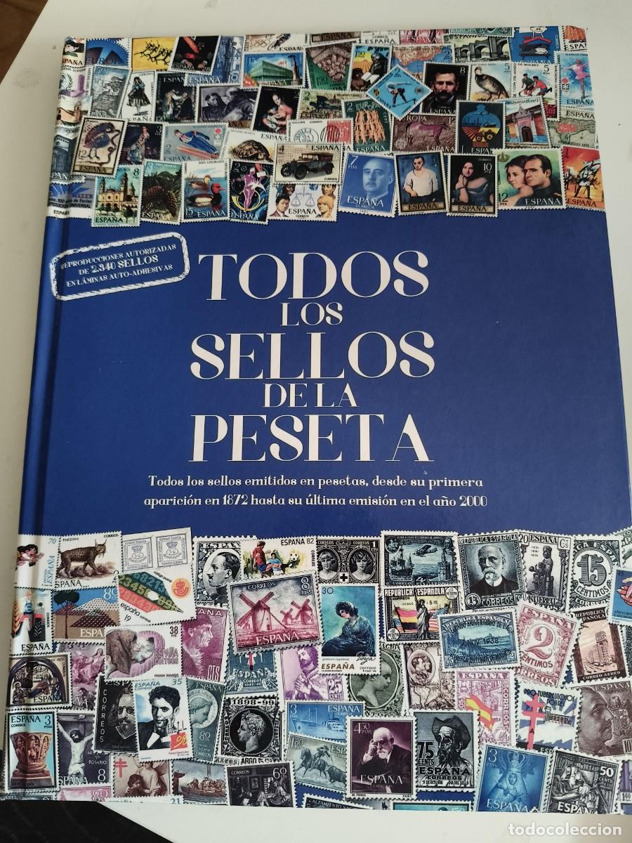 Selos: TODOS LOS SELLOS DE LA PESETA. REPRODUCCIONES AUTORIZADAS DE 2340 SELLOS EN LAMINAS AUTO-ADHESIVAS.