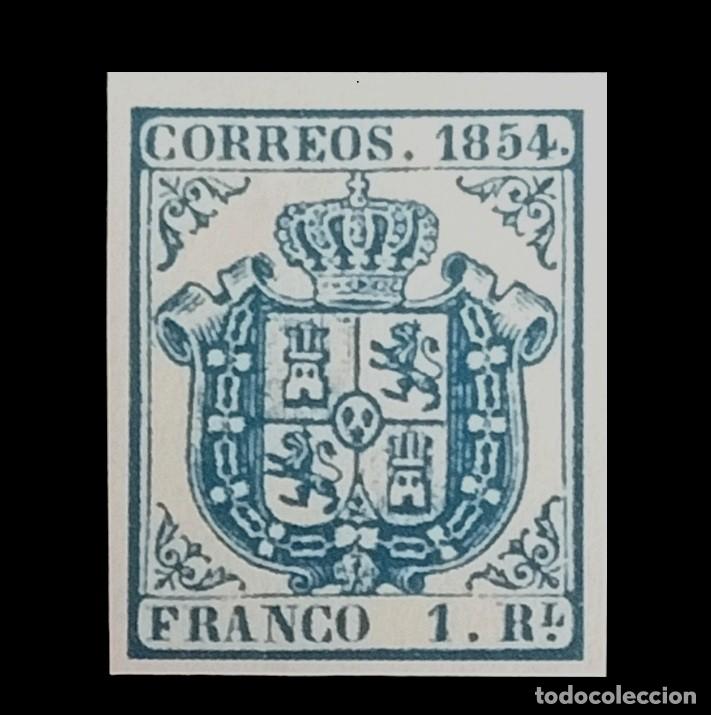 Sellos: Edifil 34 sellos nuevo Espa&ntilde;a 1854 Escudo de Espa&ntilde;a