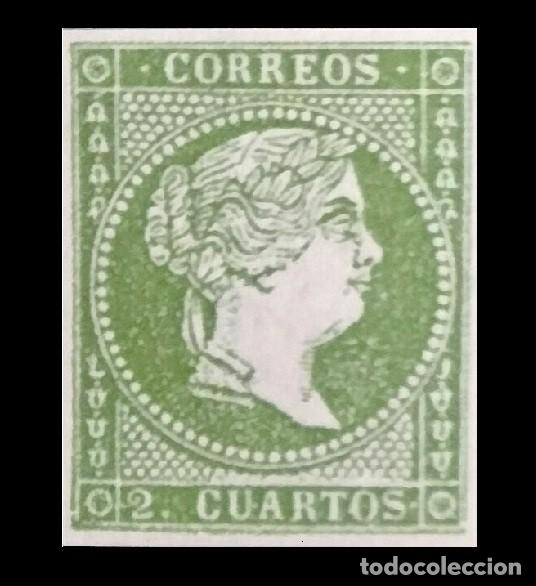 Sellos: Edifil 43 sellos nuevo Espa&ntilde;a 1855 Isabel II