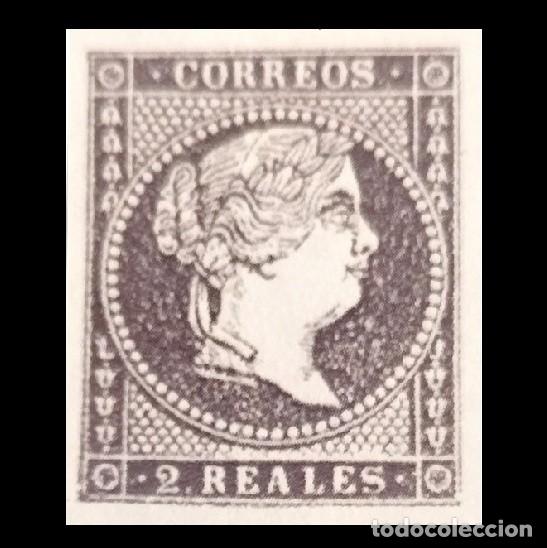 Sellos: Edifil 46 sellos nuevo Espa&ntilde;a 1855 Isabel II