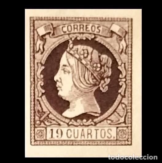 Sellos: Edifil 54 sellos nuevo Espa&ntilde;a 1860 1861 Isabel II