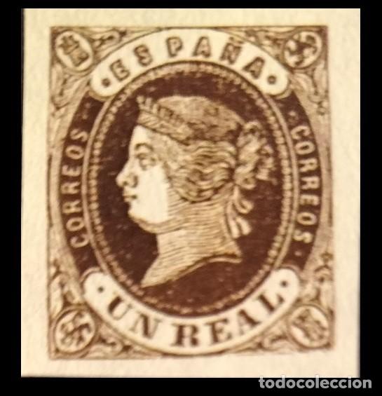 Sellos: Edifil 61 sellos nuevo Espa&ntilde;a 1862 Isabel II