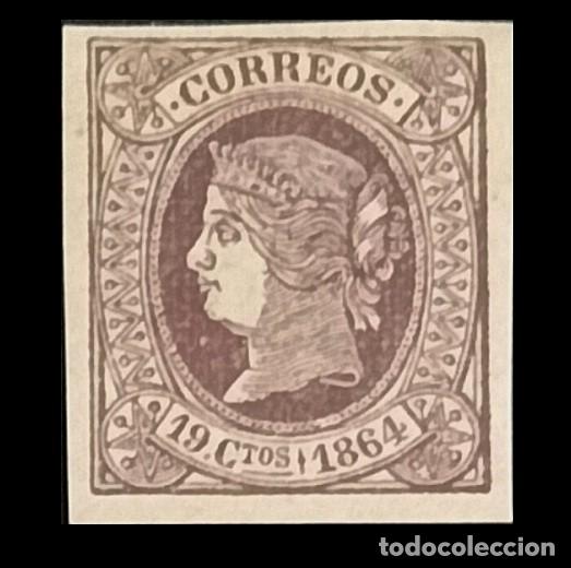 Selos: Edifil 66 sellos nuevo Espa&ntilde;a 1864 Isabel II