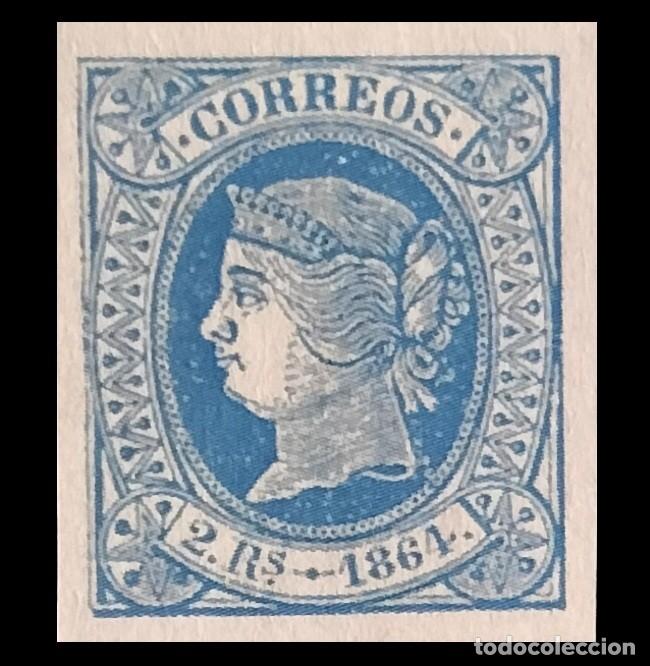 Selos: Edifil 68 sellos nuevo Espa&ntilde;a 1864 Isabel II