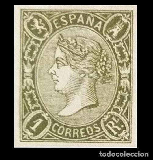 Sellos: Edifil 72 serie completa sellos nuevo Espa&ntilde;a 1865 Isabel II