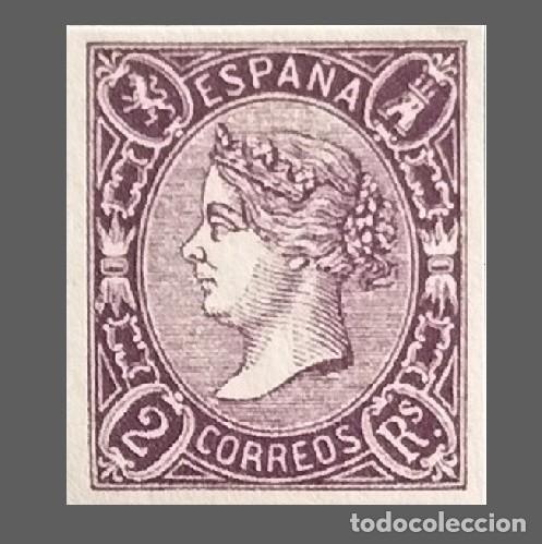 Sellos: Edifil 73 serie completa sellos nuevo Espa&ntilde;a 1865 Isabel II