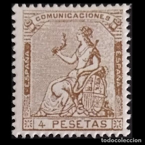 Sellos: Edifil 139 sello nuevo Espa&ntilde;a 1873 Alegor&iacute;a de Espa&ntilde;a