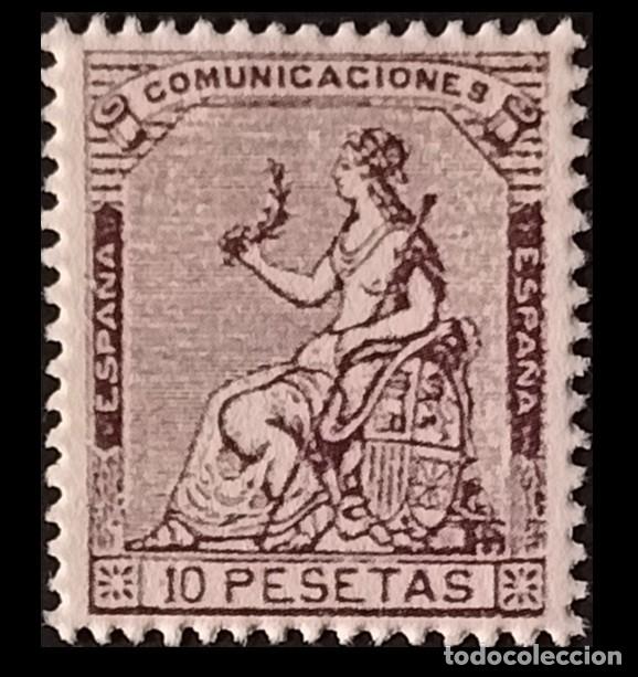 Sellos: Edifil 140 sello nuevo Espa&ntilde;a 1873 Alegor&iacute;a de Espa&ntilde;a
