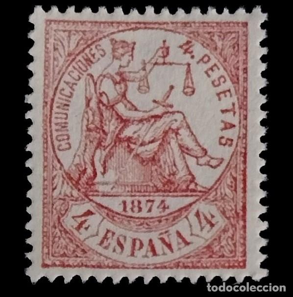 Sellos: Edifil 151 sello nuevo Espa&ntilde;a 1874 Alegor&iacute;a de Espa&ntilde;a