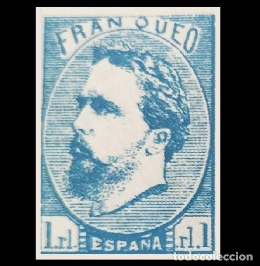 Sellos: Edifil 156 sello nuevo Espa&ntilde;a 1873 CORREO CARLISTA CARLOS III