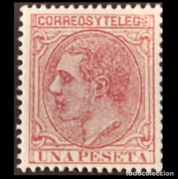 Sellos: Edifil 207 sello nuevo Espa&ntilde;a 1879 Alfonso XII