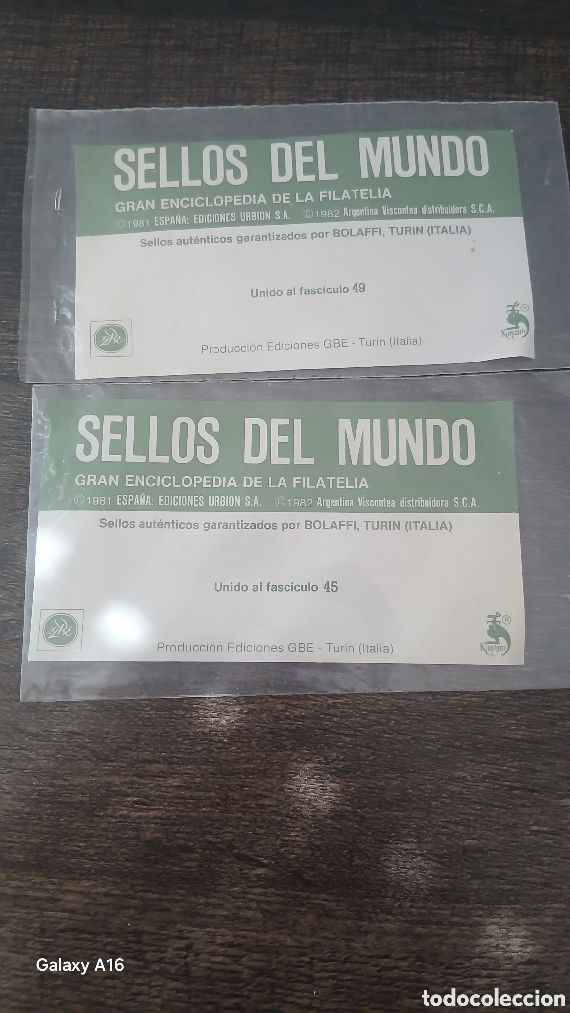Sellos: Sellos del Mundo - Fasc&iacute;culo 49 y 45 Dos fasc&iacute;culos de la Gran Enciclopedia de la Filatelia Sellos d