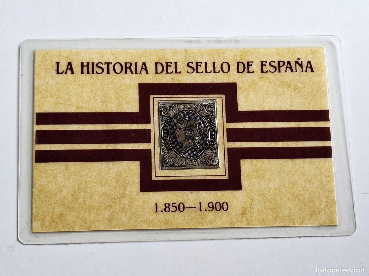Timbres: 1862 SELLO DE PLATA PURA - CERTIFICADO EN TARJETA SELLADA