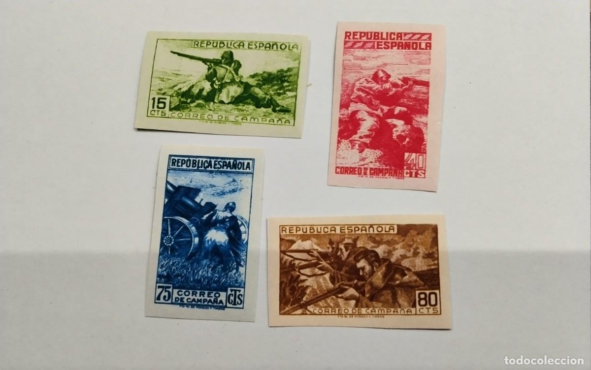 Timbres: ESPA&Ntilde;A-1939 - II REPUBLICA - EDIFIL NE55A/NE 55D-F - SERIE COMPLETA -(*)- NUEVOS.