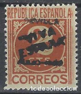 Sellos: ESPA&Ntilde;A 1936 - CIFRA - FALSO FILATELICO - NUEVO