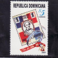 Sellos: REPUBLICA DOMINICANA 1468 SIN CHARNELA, DIA DEL SELLO,