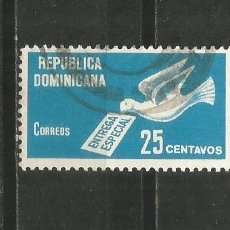 Francobolli: REPUBLICA DOMINICANA CORREO URGENTE YVERT NUM. 8 USADO