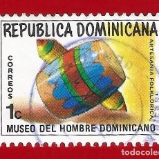 Sellos: REPUBLICA DOMINICANA. 1973. MUSEO DEL HOMBRE DOMINICANO. TAMBOR