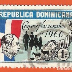 Sellos: REPUBLICA DOMINICANA. 1959. CENSOS NACIONALES. Lote 304159673