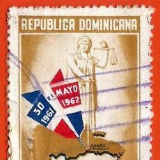 Francobolli: REPUBLICA DOMINICANA. 1962. MAPA Y JUSTICIA